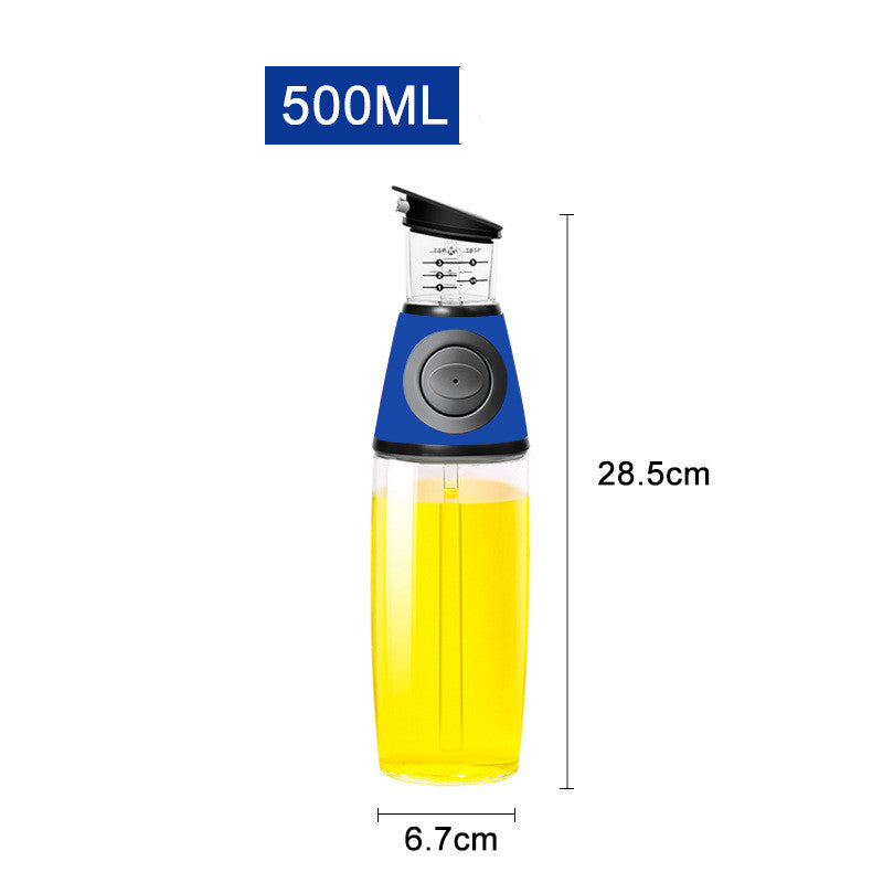 500ml Measurable Glass Bottle Oil Bottle Soy Bottle Kitchenware