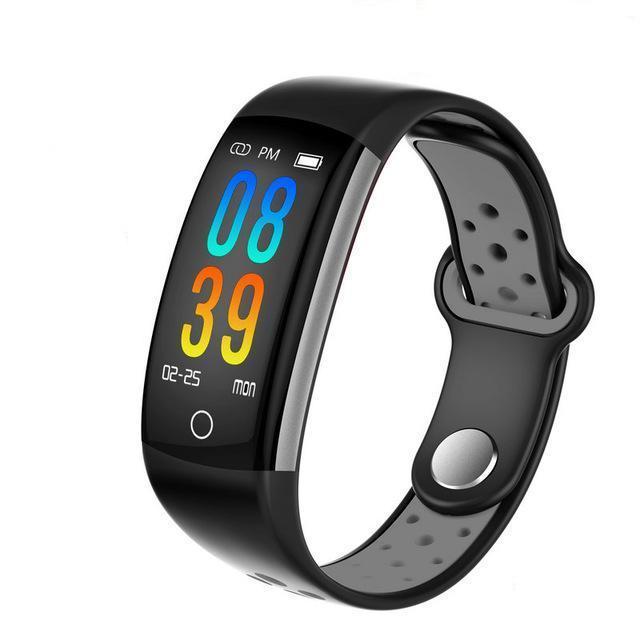 0.96 LCD Q6 Smart Band Heart Rate Monitor IP68 Waterproof Blood Pressure Oxygen Fitness Tracker