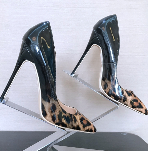 Color matching Leopard Fashion High Heels
