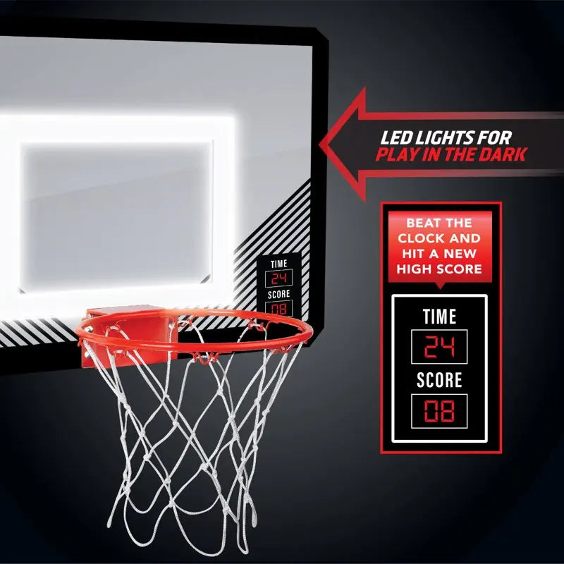 Light-Up Basketball Hoop with Scoreboard