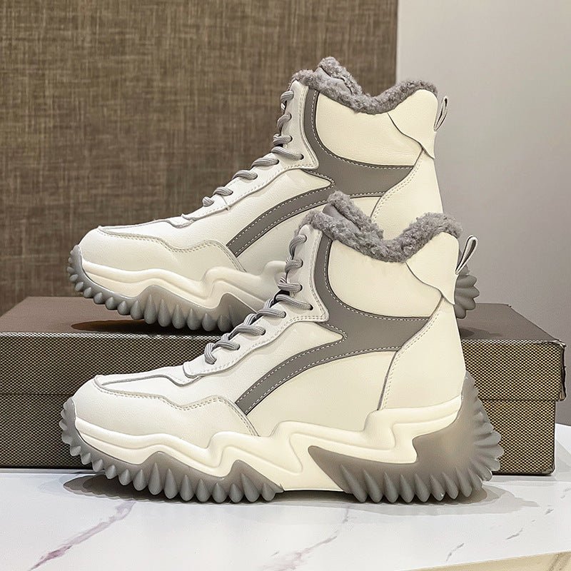 Fashion Big Cotton Shoes Plush Snow Boots For Women