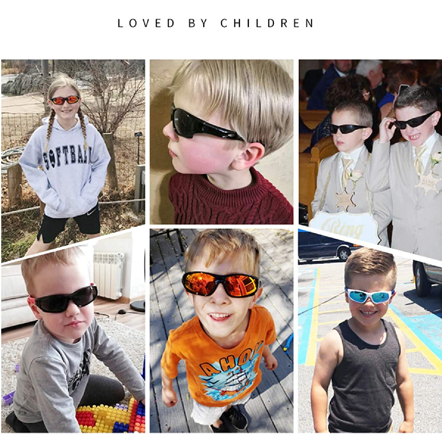 ATTCL Kids Hot TR90 Polarized Sports Sunglasses