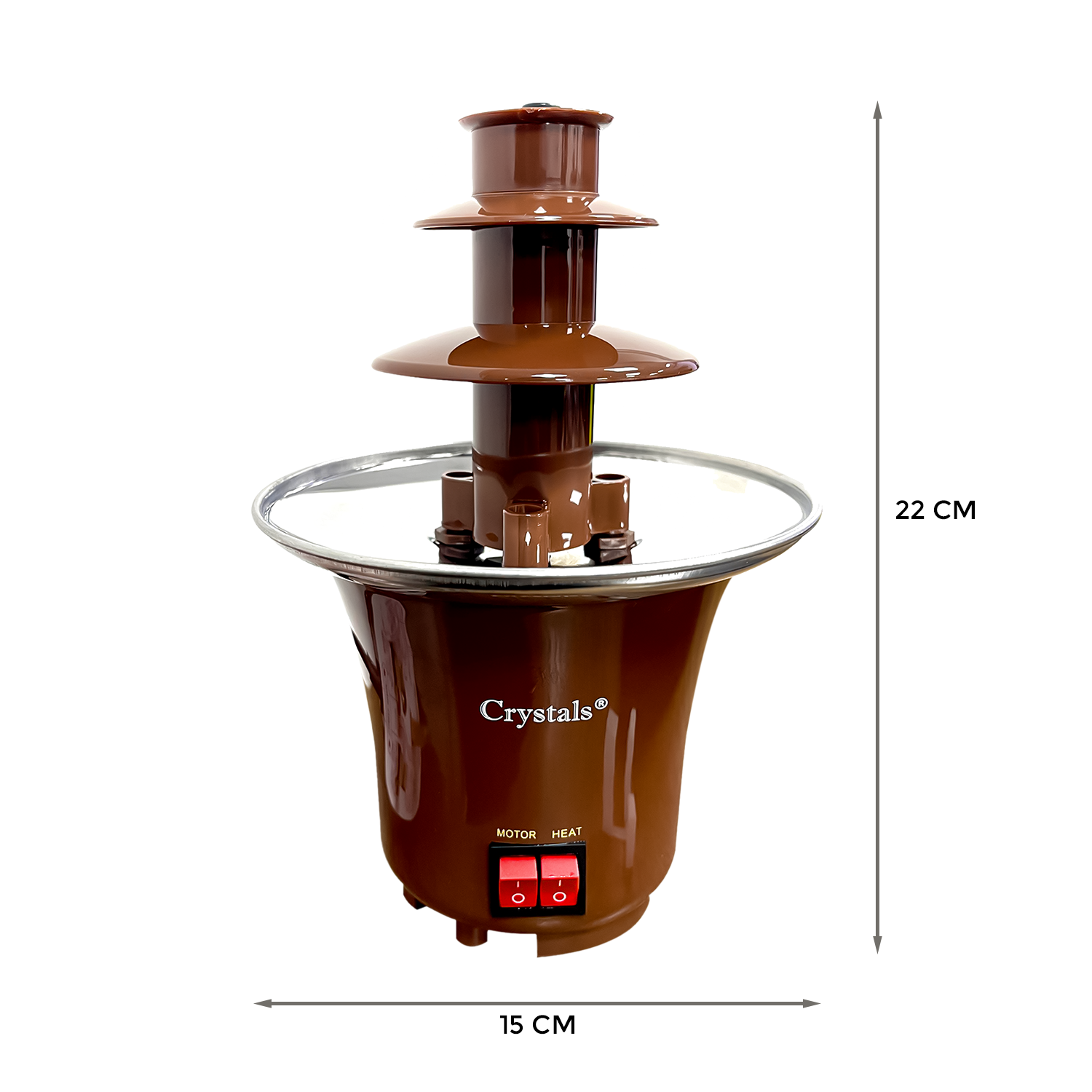 Stainless Steel Chocolate Fountain Chocolate 3 Tier