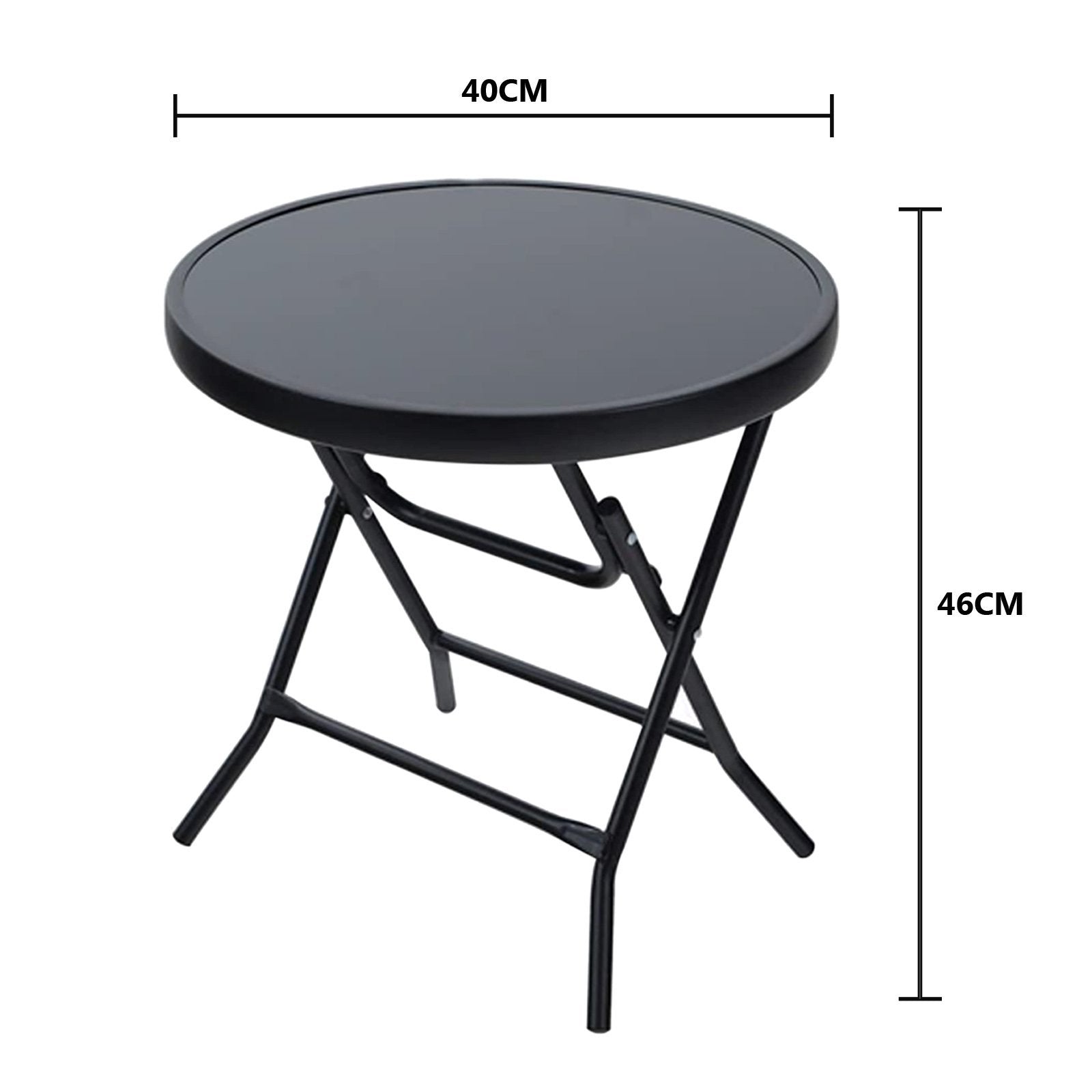 Drink Small Folding Table Side Round