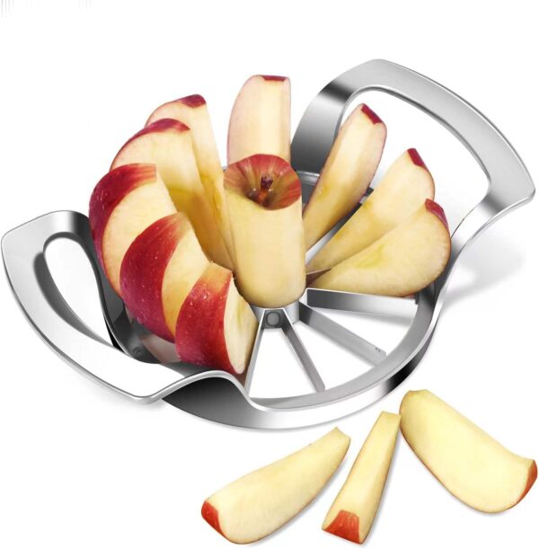 Apple Slicer,12-Blade Extra Large Apple Corer,